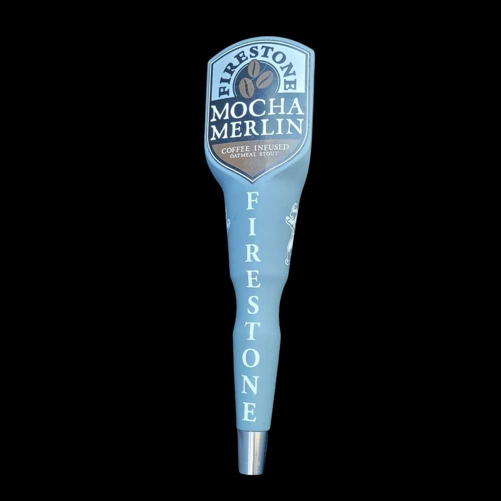 Firestone Brewery Mocho Merlin Coffee Infused Oatmeal Stout Tap Handle Knob